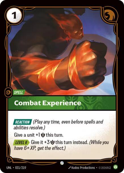 [Unleashed] Combat Experience — 031/219