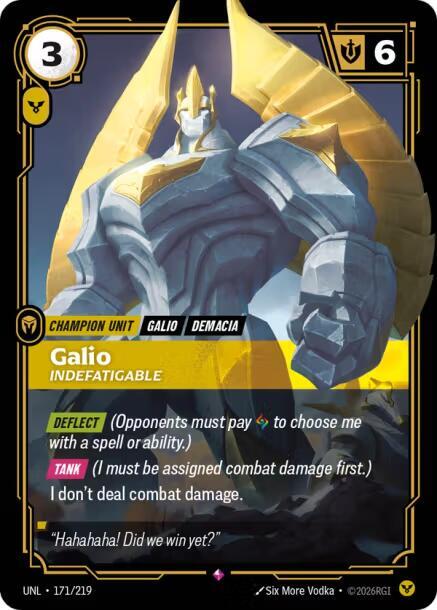 [Unleashed] Galio, Indefatigable — 171/219