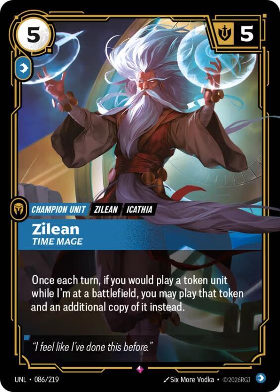 [Unleashed] Zilean, Time Mage — 086/219