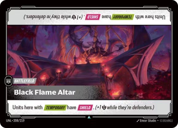 [Unleashed] Black Flame Altar — 208/219