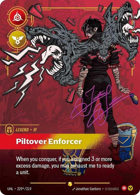 [Unleashed] Vi, Piltover Enforcer (Signature) — 229*/219