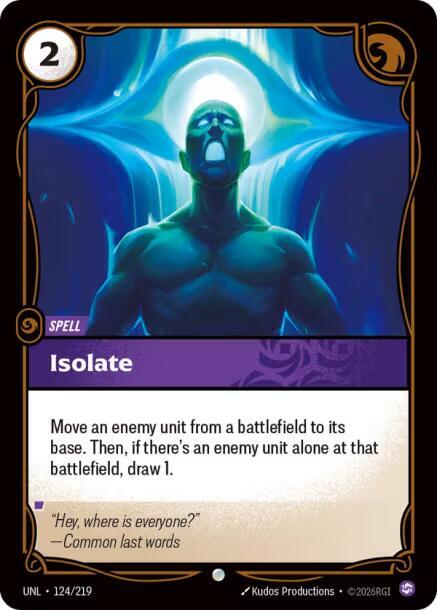 [Unleashed] Isolate — 124/219