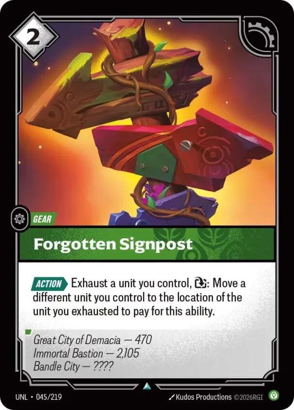 [Unleashed] Forgotten Signpost — 045/219