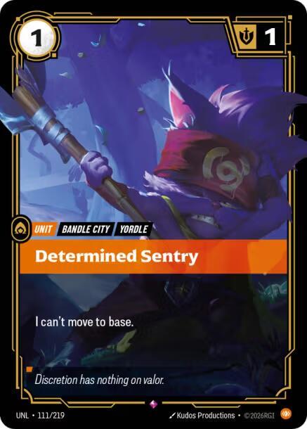 [Unleashed] Determined Sentry — 111/219