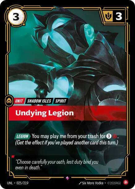[Unleashed] Undying Legion — 025/219