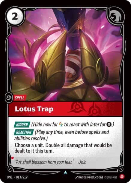 [Unleashed] Lotus Trap — 013/219