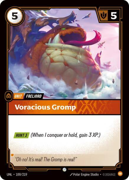 [Unleashed] Voracious Gromp — 100/219