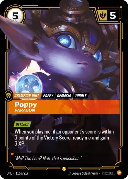 [Unleashed] Poppy, Paragon (Alternate Art) — 116a/219