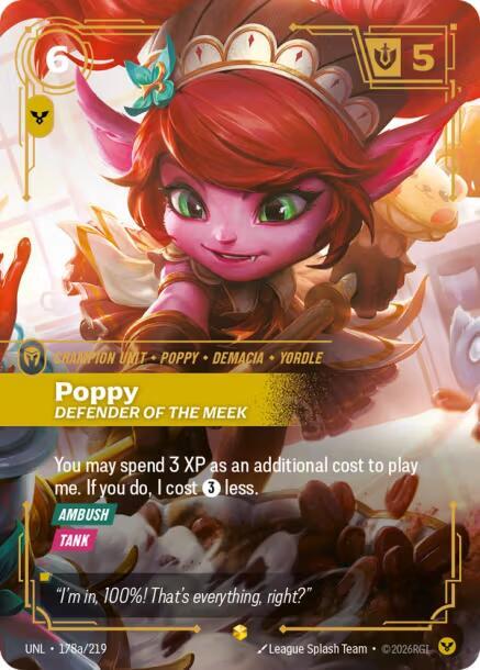 [Unleashed] Poppy, Defender of the Meek (Alternate Art) — 178a/219