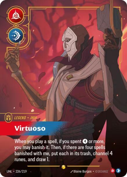 [Unleashed] Jhin, Virtuoso (Overnumbered) — 226/219