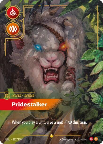 [Unleashed] Rengar, Pridestalker (Overnumbered) — 227/219