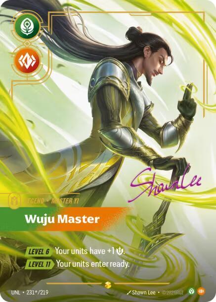 [Unleashed] Master Yi, Wuju Master (Signature) — 231*/219