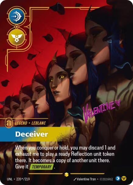 [Unleashed] LeBlanc, Deceiver (Signature) — 235*/219