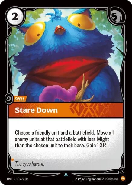 [Unleashed] Stare Down — 107/219