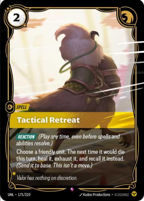 [Unleashed] Tactical Retreat — 175/219
