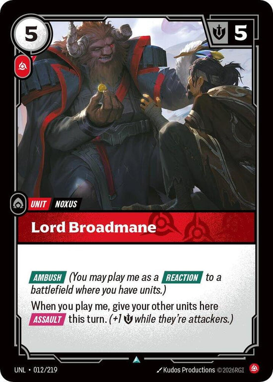 [Unleashed] Lord Broadmane — 012/219
