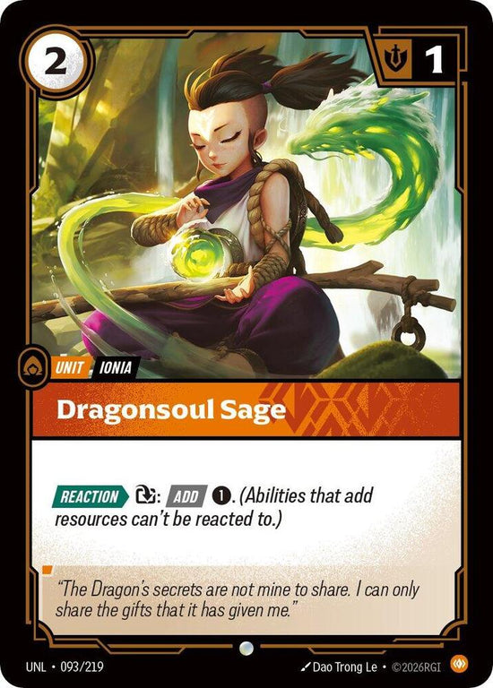 [Unleashed] Dragonsoul Sage — 093/219