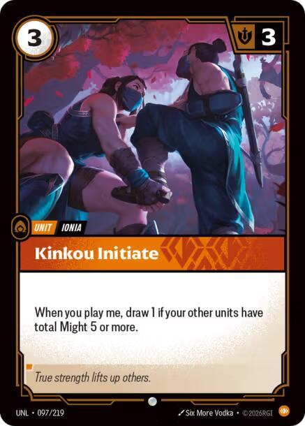 [Unleashed] Kinkou Initiate — 097/219