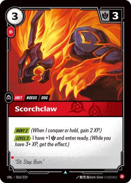 [Unleashed] Scorchclaw — 016/219