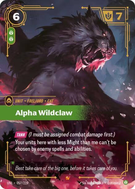 [Unleashed] Alpha Wildclaw — 057/219