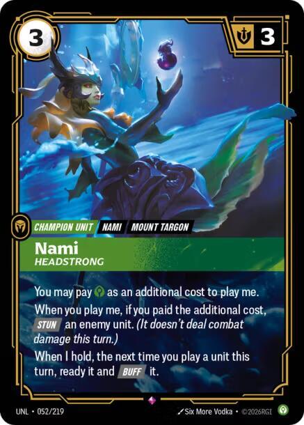 [Unleashed] Nami, Headstrong — 052/219
