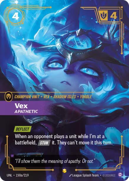 [Unleashed] Vex, Apathetic (Alternate Art) — 150a/219