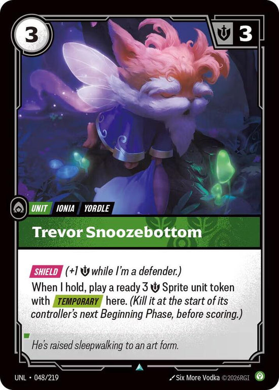 [Unleashed] Trevor Snoozebottom — 048/219