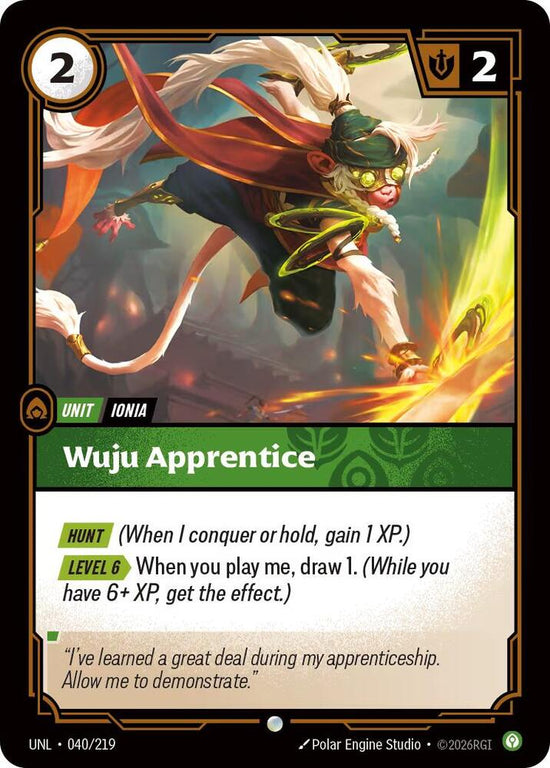 [Unleashed] Wuju Apprentice — 040/219