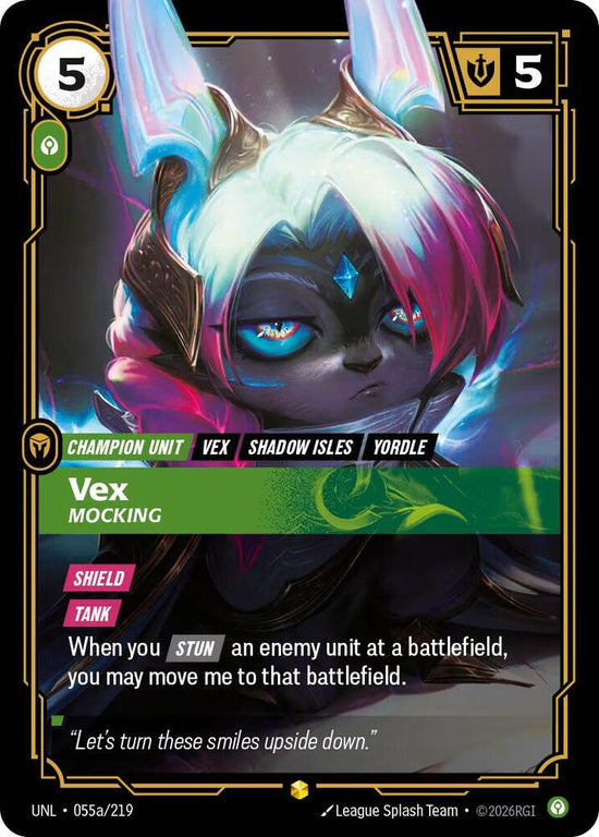 [Unleashed] Vex, Mocking (Alternate Art) — 055a/219