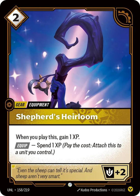 [Unleashed] Shepherd's Heirloom — 158/219