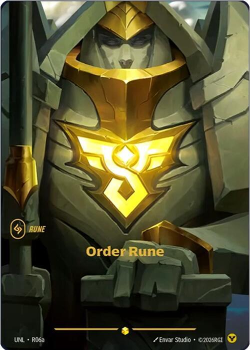 [Unleashed] Order Rune (R06a) — R06a