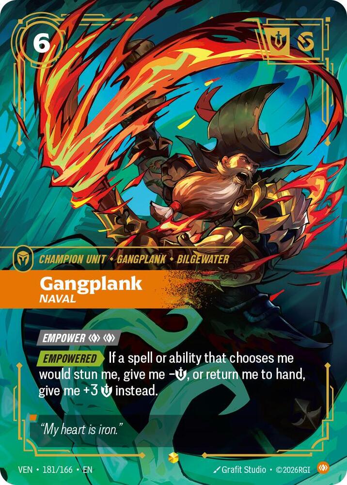 [Vendetta] Gangplank, Naval (Overnumbered) — 181/166
