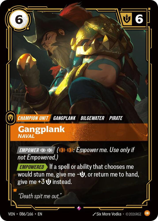 [Vendetta] Gangplank, Naval — 086/166