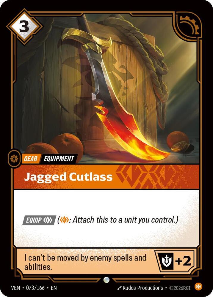 [Vendetta] Jagged Cutlass — 073/166