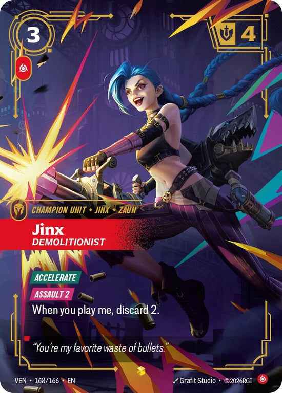 [Vendetta] Jinx, Demolitionist (Overnumbered) — 168/166