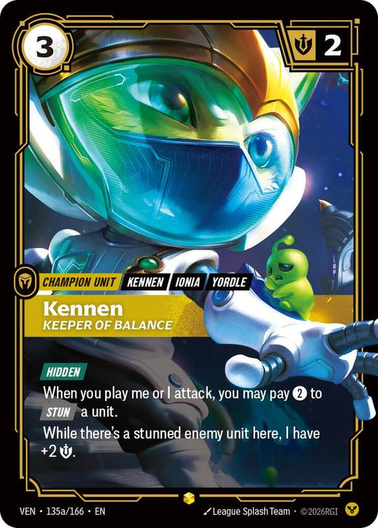[Vendetta] Kennen, Keeper of Balance (Alternate Art) — 135a/166