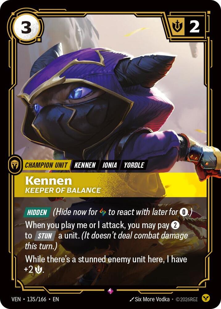 [Vendetta] Kennen, Keeper of Balance — 135/166
