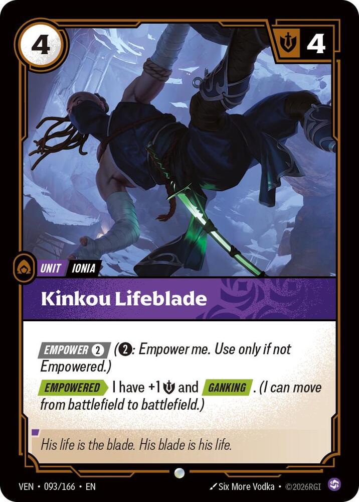 [Vendetta] Kinkou Lifeblade — 093/166