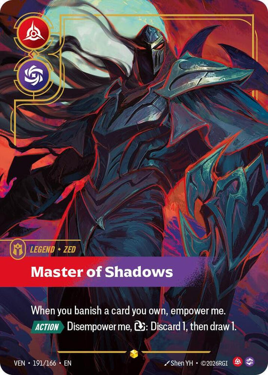 [Vendetta] Zed, Master of Shadows (Overnumbered) — 191/166