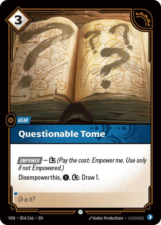 [Vendetta] Questionable Tome — 054/166