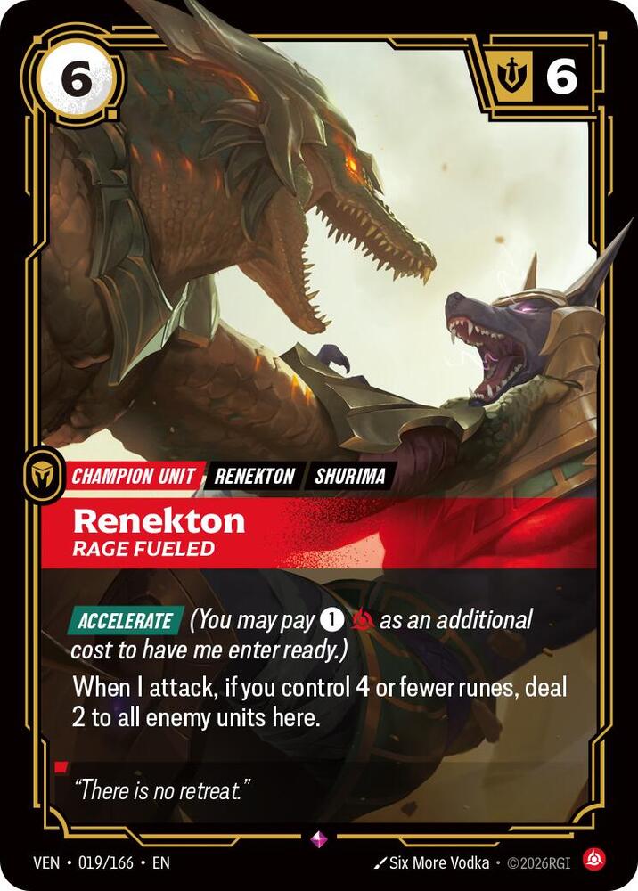 [Vendetta] Renekton, Rage Fueled — 019/166