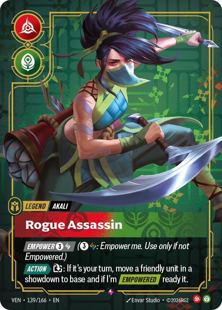[Vendetta] Akali, Rogue Assassin — 139/166