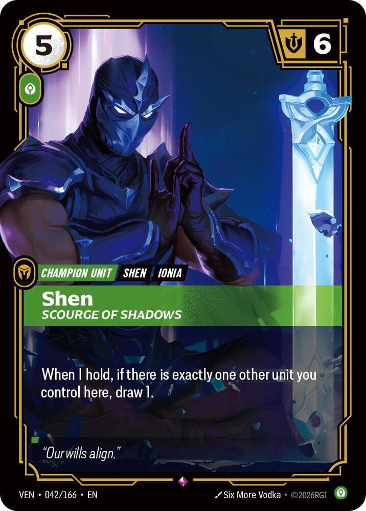 [Vendetta] Shen, Scourge of Shadows — 042/166