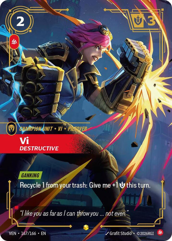[Vendetta] Vi, Destructive (Overnumbered) — 167/166