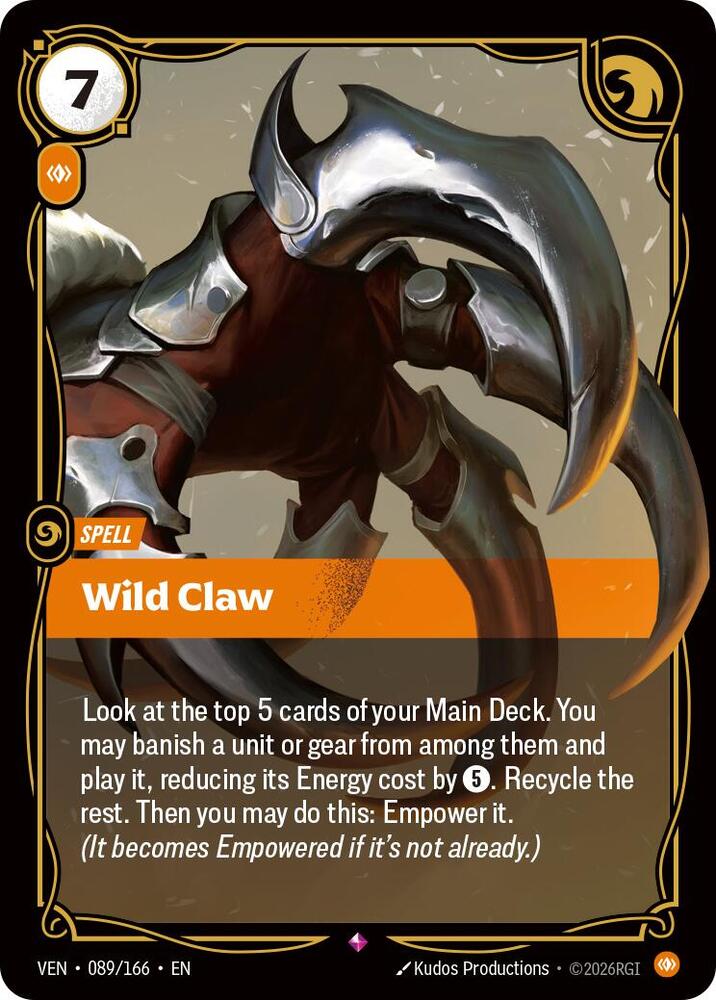 [Vendetta] Wild Claw — 089/166