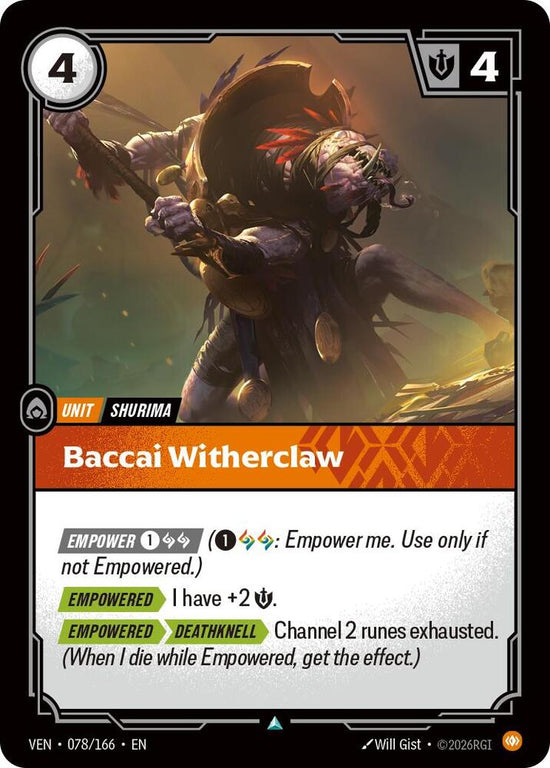 [Vendetta] Baccai Witherclaw — 078/166