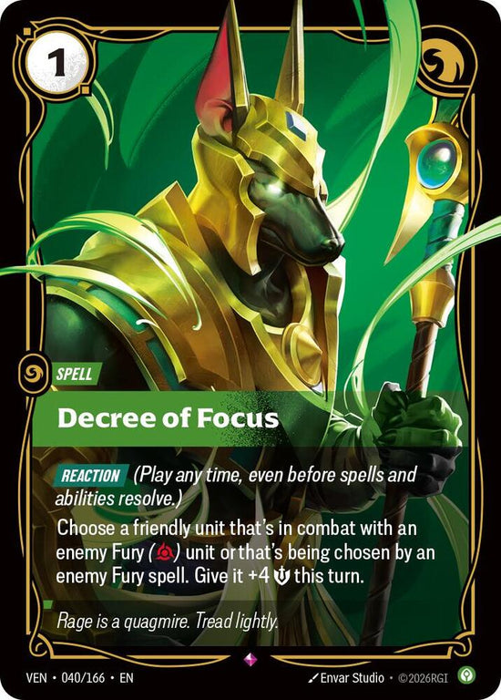 [Vendetta] Decree of Focus — 040/166