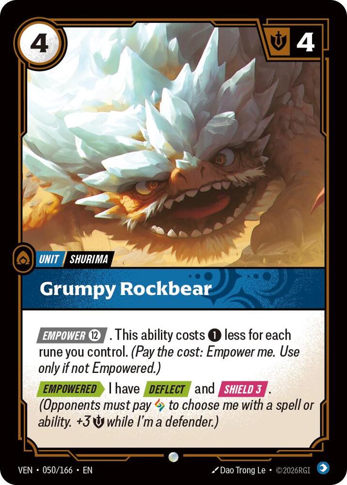 [Vendetta] Grumpy Rockbear — 050/166