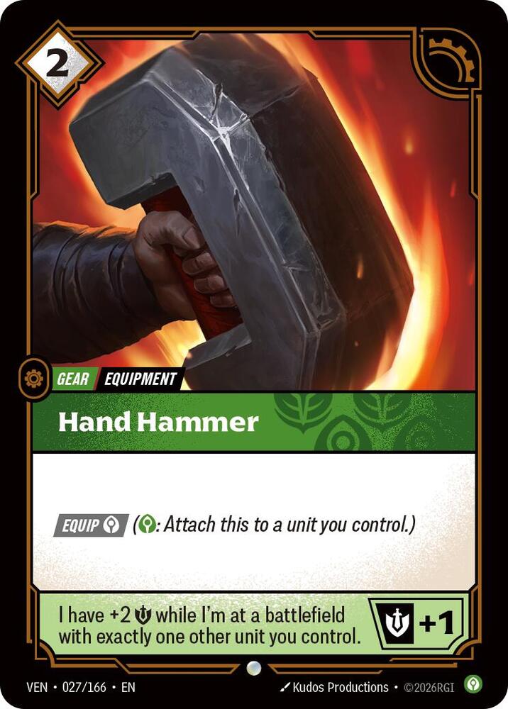 [Vendetta] Hand Hammer — 027/166
