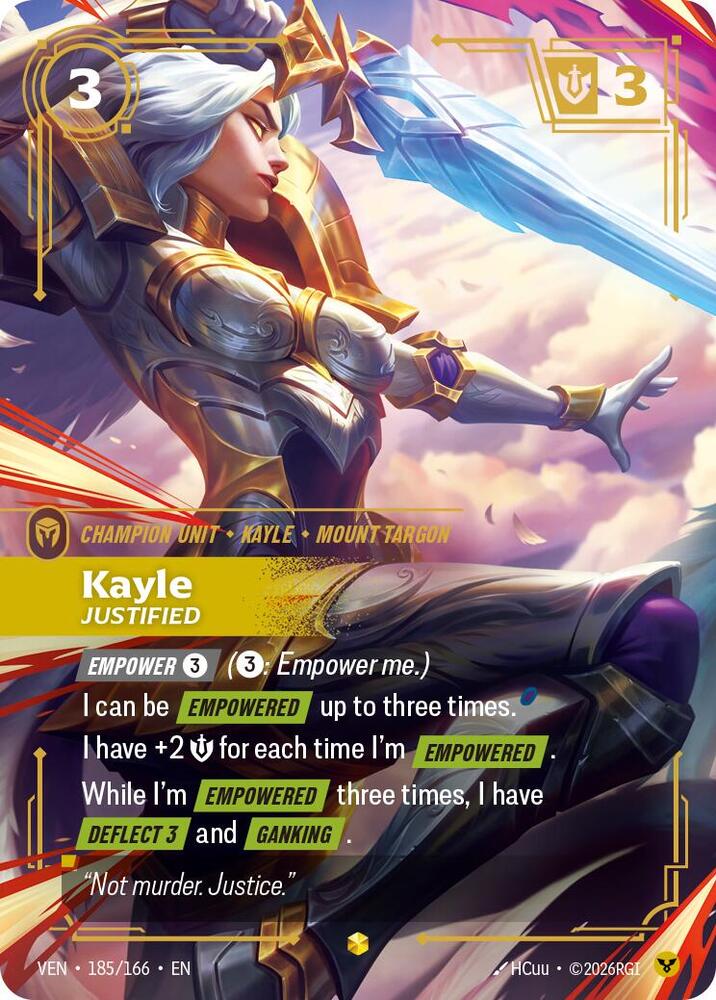 [Vendetta] Kayle, Justified (Overnumbered) — 185/166